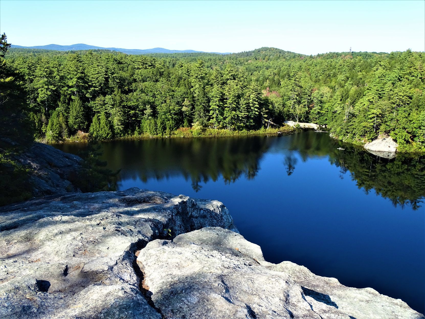View from Stonehouse Pond ledge